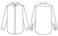 เสื้อเชิ้ตแขนยาวทรงมาตรฐาน (ชาย)